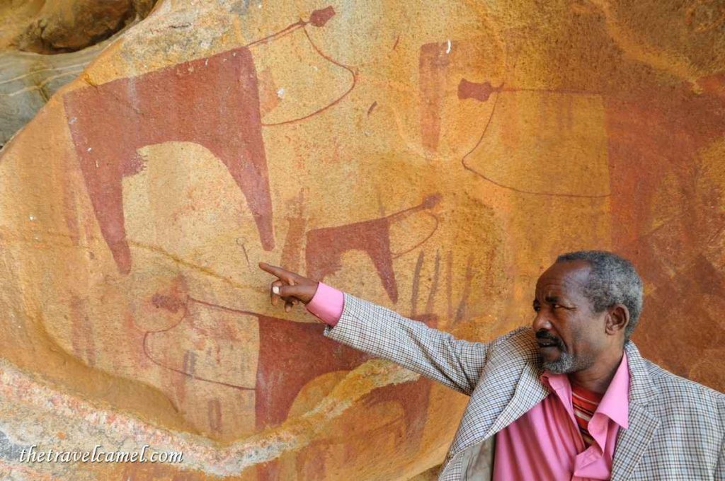 Estimated 7000 year old rock art - Las Geel, Somaliland