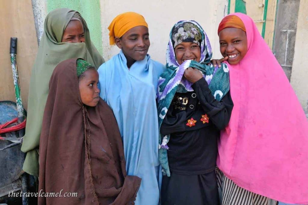 Happy Ethiopian girls - Hargeisa, Somaliland