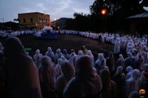 Dawn at the St Mary's Day Ceremony - Axum, Ethiopia