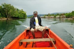 Gliding across the Tranquil Langa Langa Lagoon - Malaita, Solomon Islands