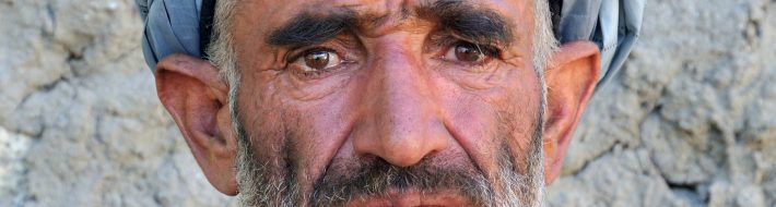 Hospitality in an Isolated Village in Afghanistan Intense Face of a Man from Kizkut - Wakhan Corridor, Afghanistan