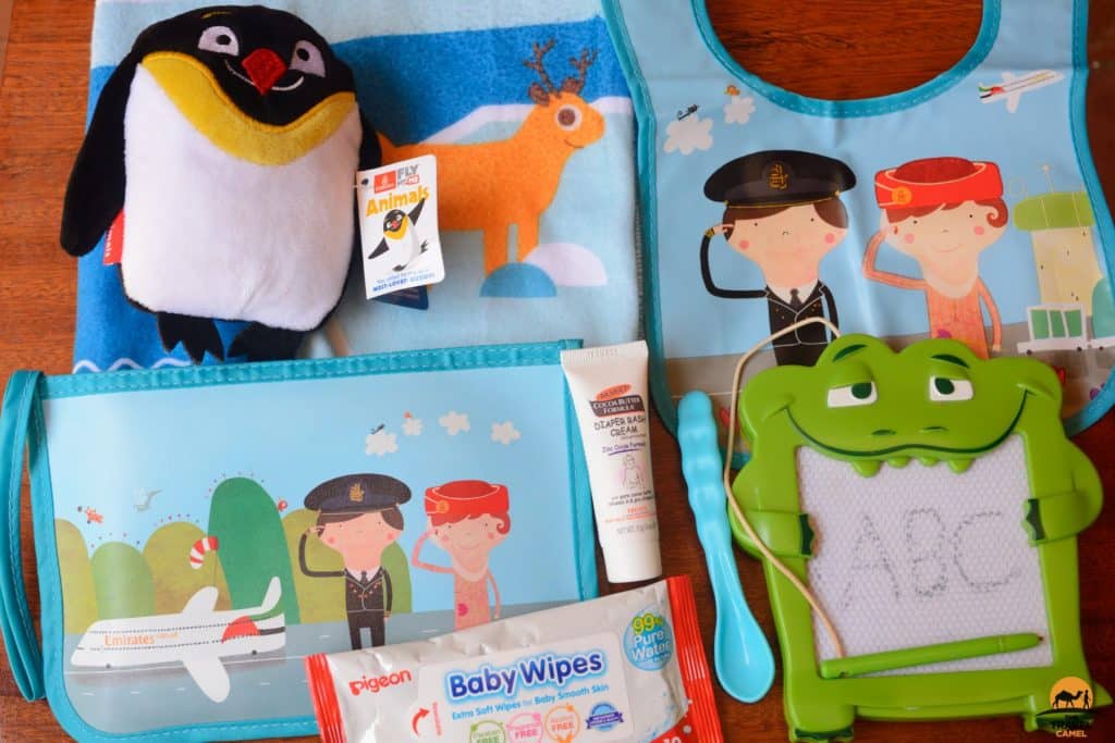 Items Provided for Infants on Emirates