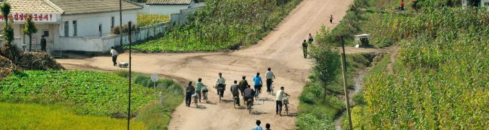 Images – North Korea Village Street Scene - North Korea (DPRK)